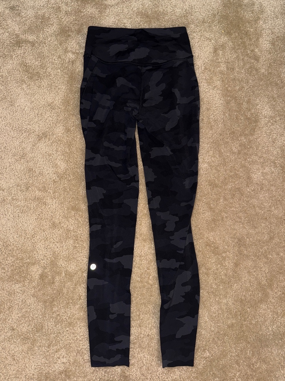 Lululemon Heritage 365 Camo Deep Coal High Rise Leggings Size 4
